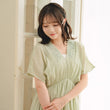 Load image into Gallery viewer, ピンタックレースワンピース
