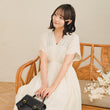 Load image into Gallery viewer, ピンタックレースワンピース
