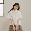 Load image into Gallery viewer, レースハーフシャツ
