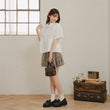 Load image into Gallery viewer, レースハーフシャツ
