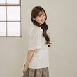 Load image into Gallery viewer, レースハーフシャツ
