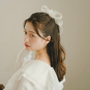 オーガンジーリボンピン
