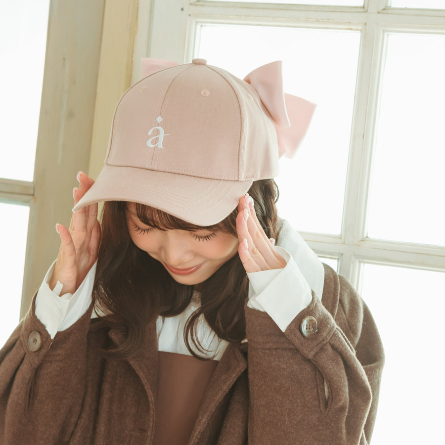 アムレロゴビッグリボンキャップ