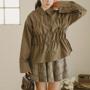 ブロードシャーリングシャツ