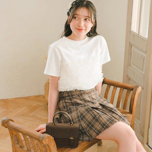 チュールフリルTシャツ