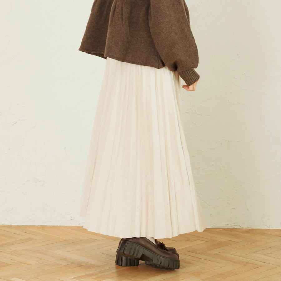 ラテカラープリーツスカート