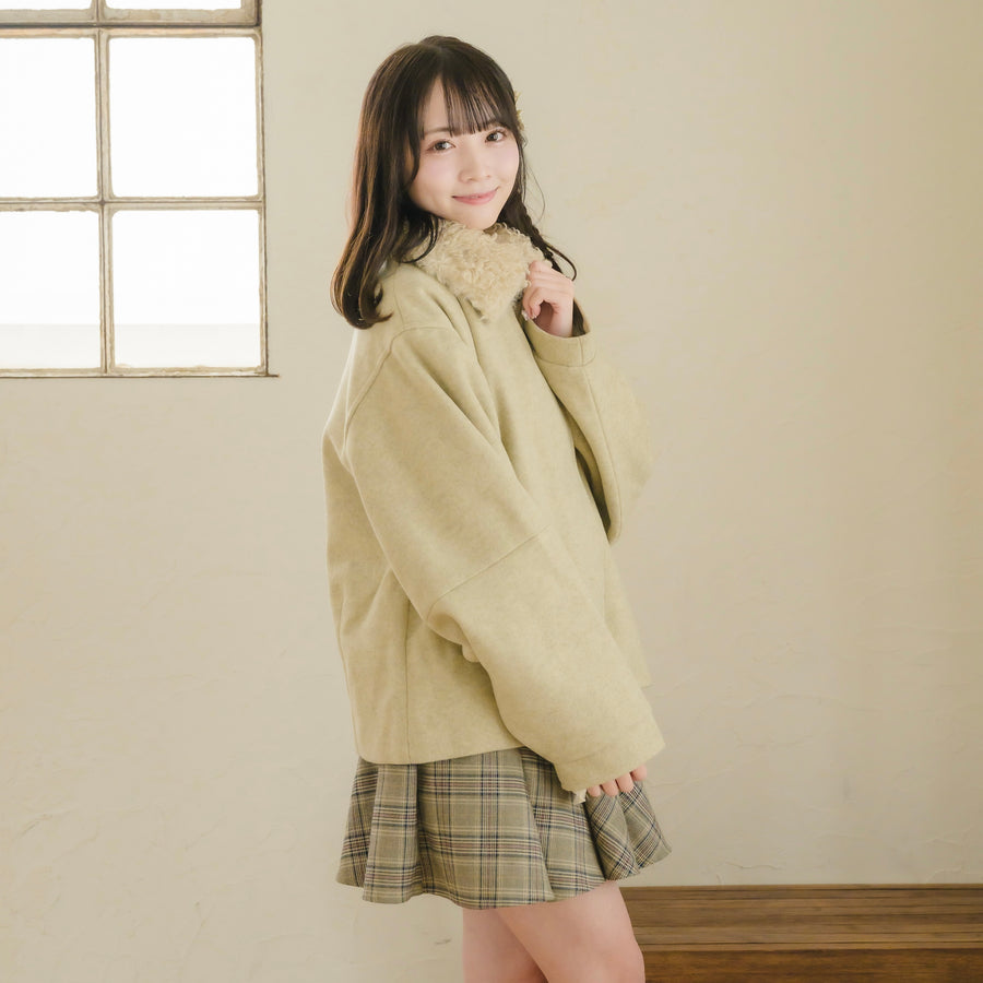 プードルファーカラージャケット