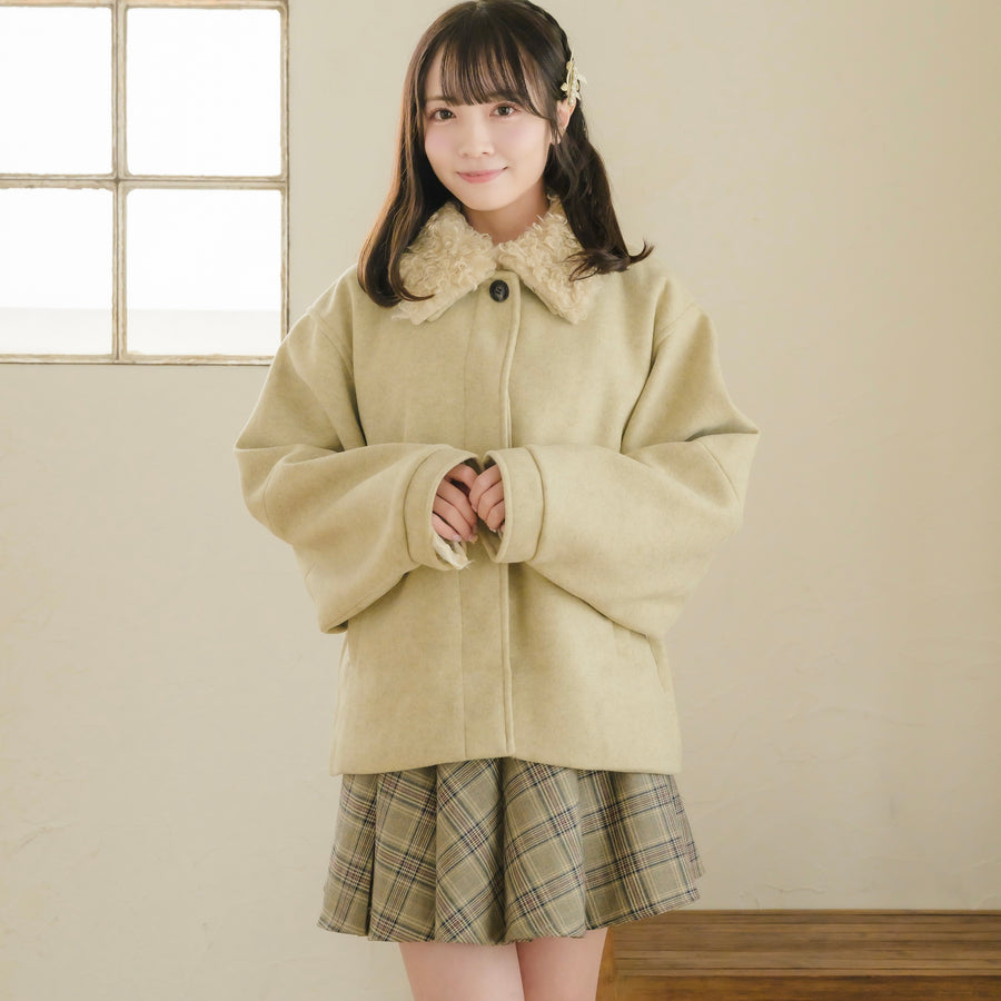 プードルファーカラージャケット