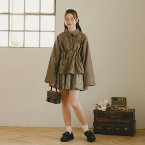 ブロードシャーリングシャツ