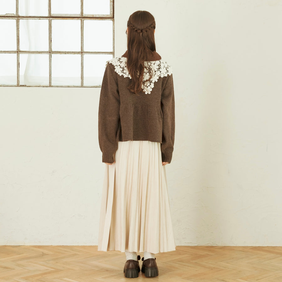 ラテカラープリーツスカート