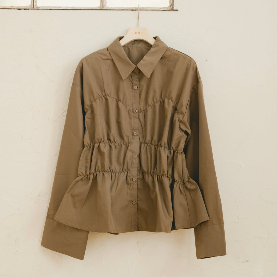 ブロードシャーリングシャツ