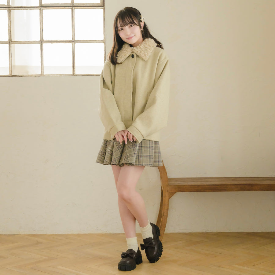 プードルファーカラージャケット