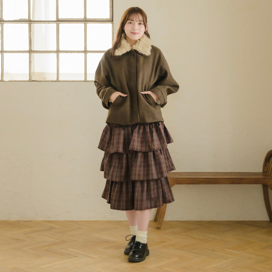 プードルファーカラージャケット