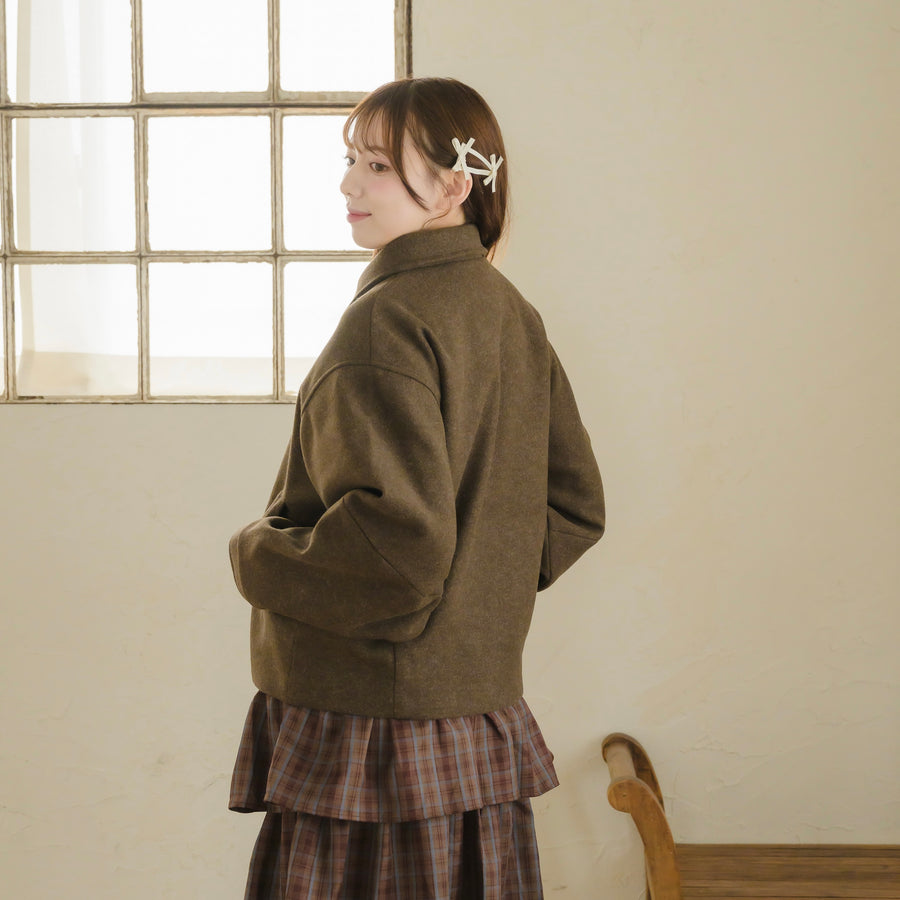 プードルファーカラージャケット