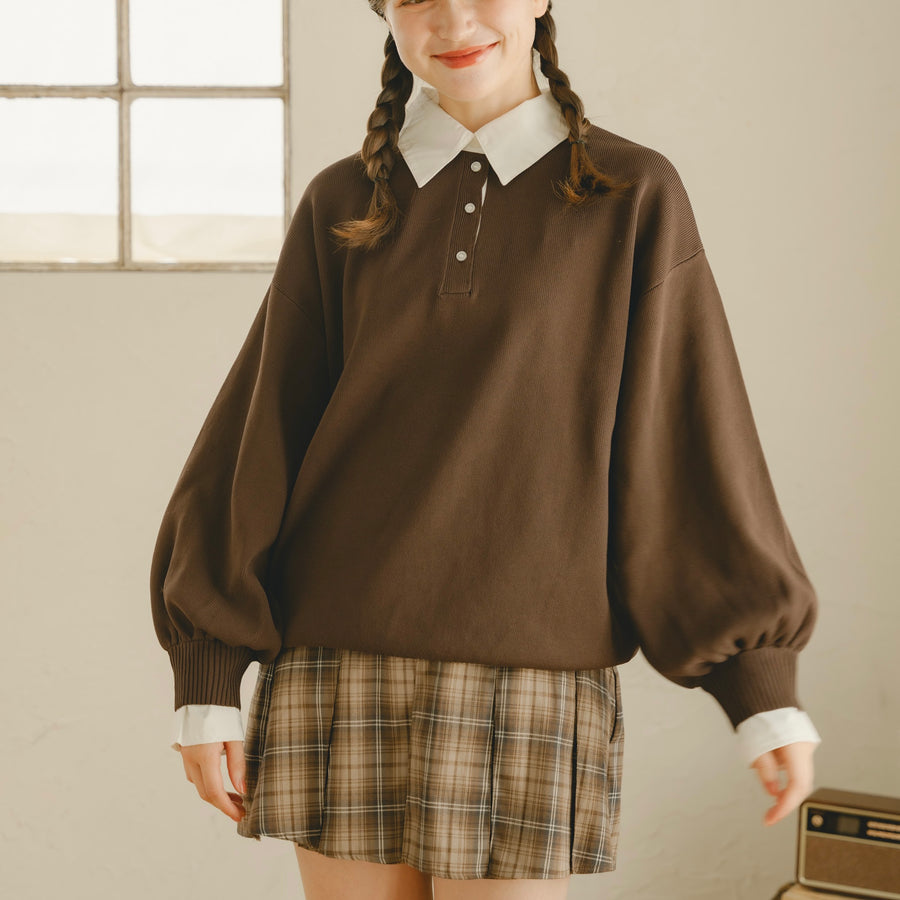 ドッキングシャツニット