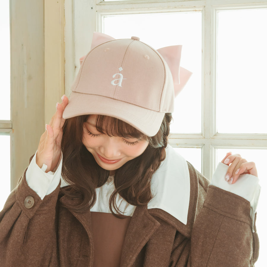 アムレロゴビッグリボンキャップ