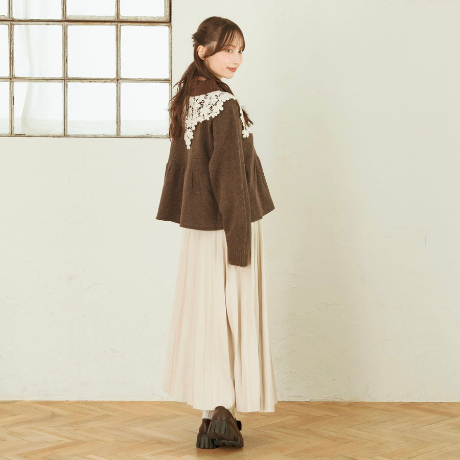 ラテカラープリーツスカート