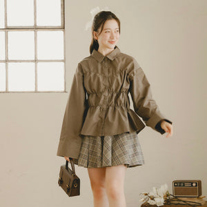 ブロードシャーリングシャツ