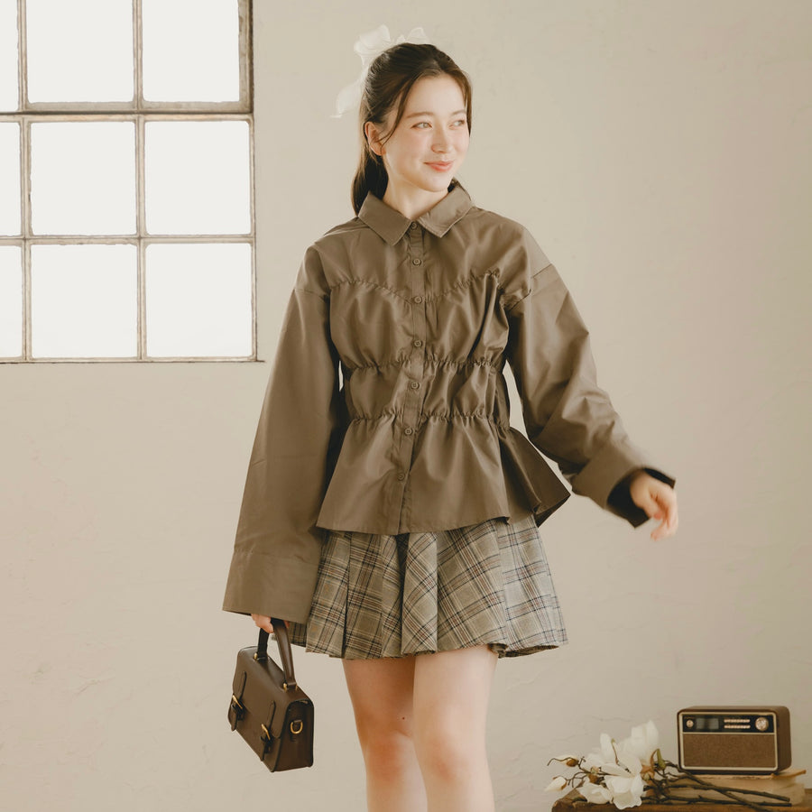 ブロードシャーリングシャツ
