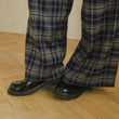 Load image into Gallery viewer, チェックストレートパンツ
