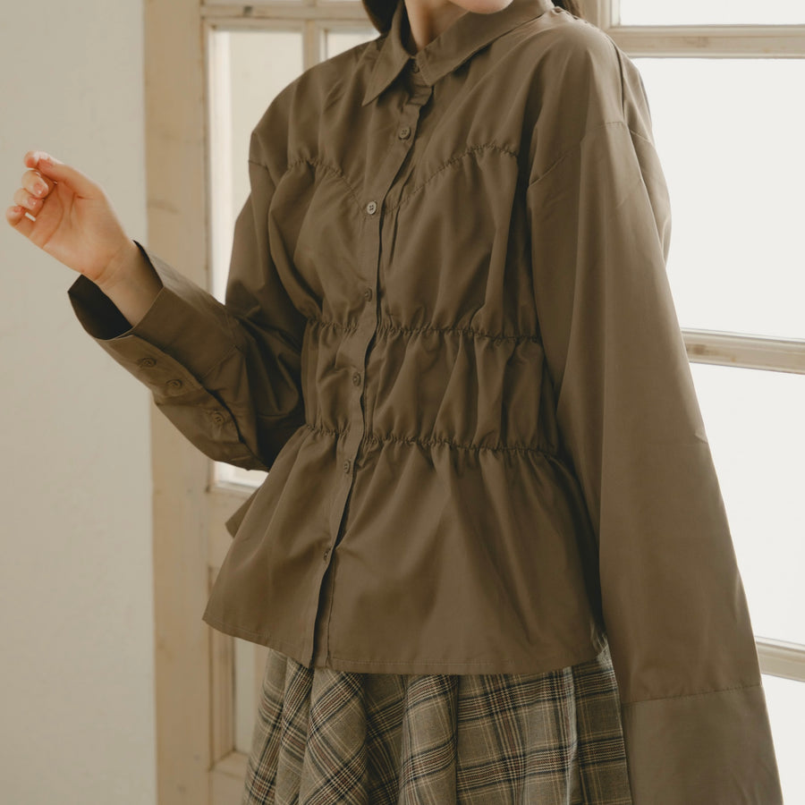 ブロードシャーリングシャツ