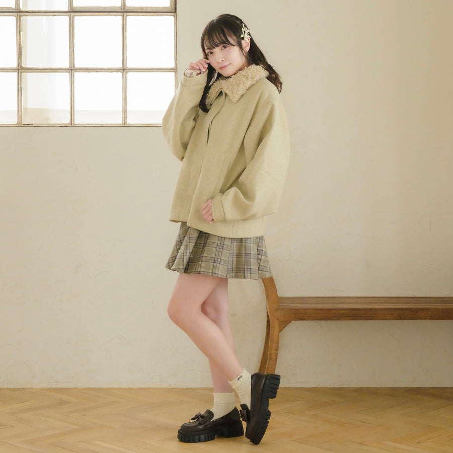 プードルファーカラージャケット