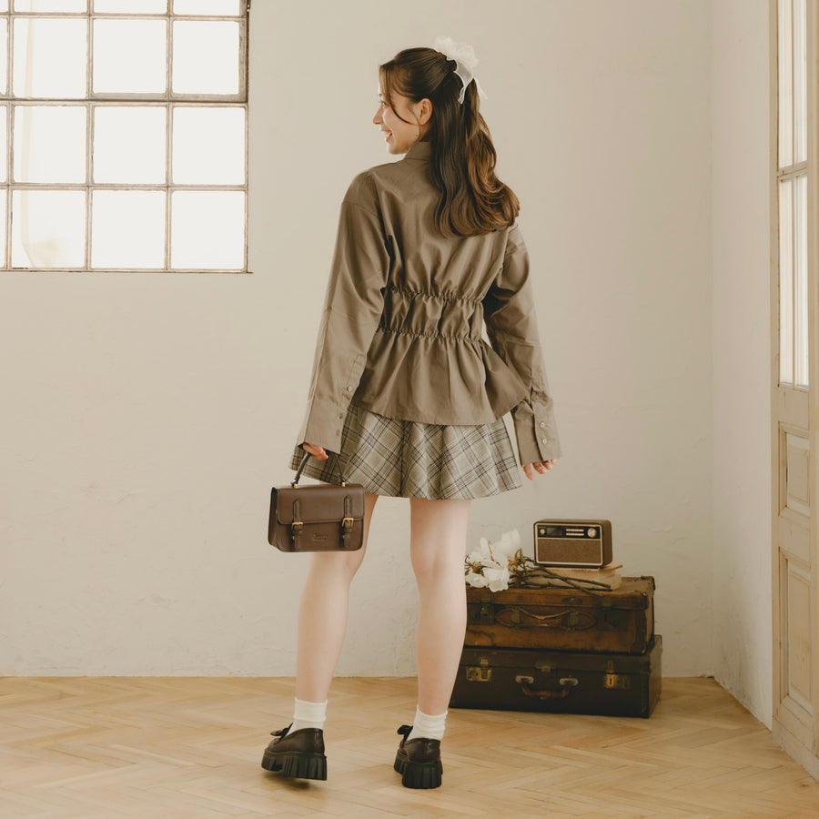 ブロードシャーリングシャツ