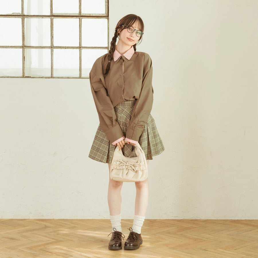 フリルリボンハンドバッグ