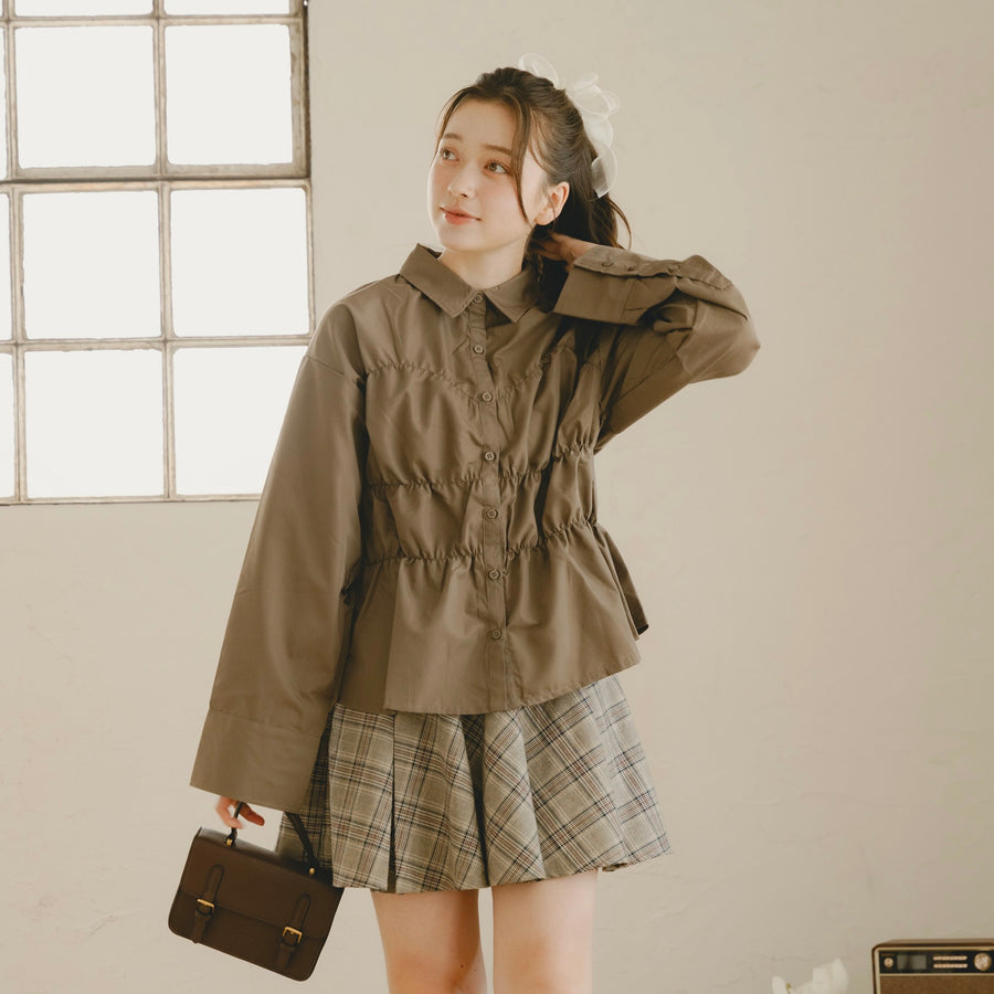 ブロードシャーリングシャツ