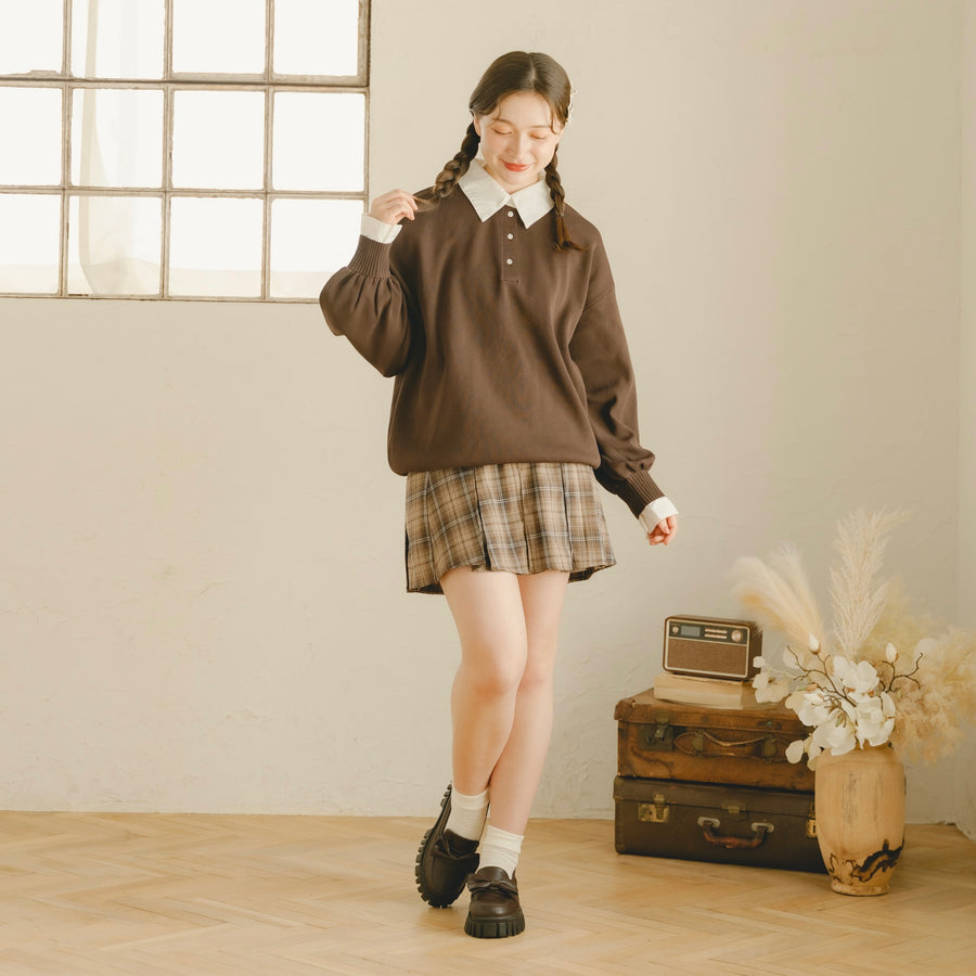 ドッキングシャツニット
