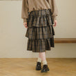 Load image into Gallery viewer, チェックティアードスカート
