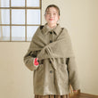 Load image into Gallery viewer, ショール付きステンカラーコート
