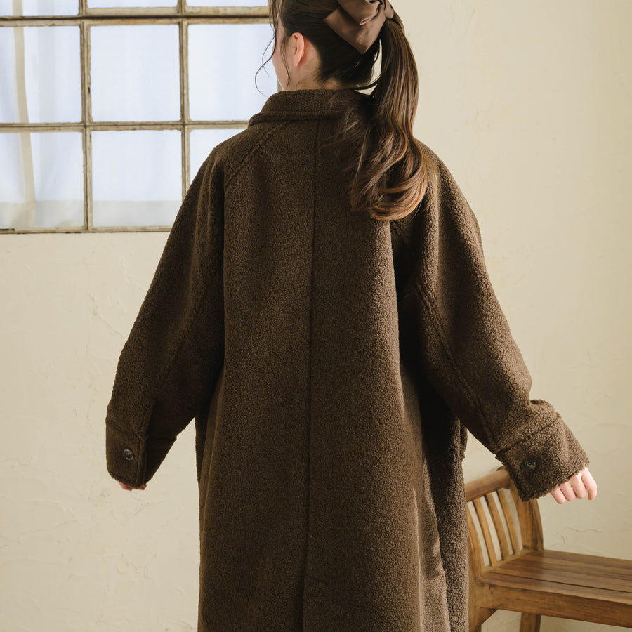 フェイクムートンステンカラーコート