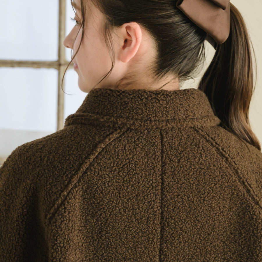 フェイクムートンステンカラーコート