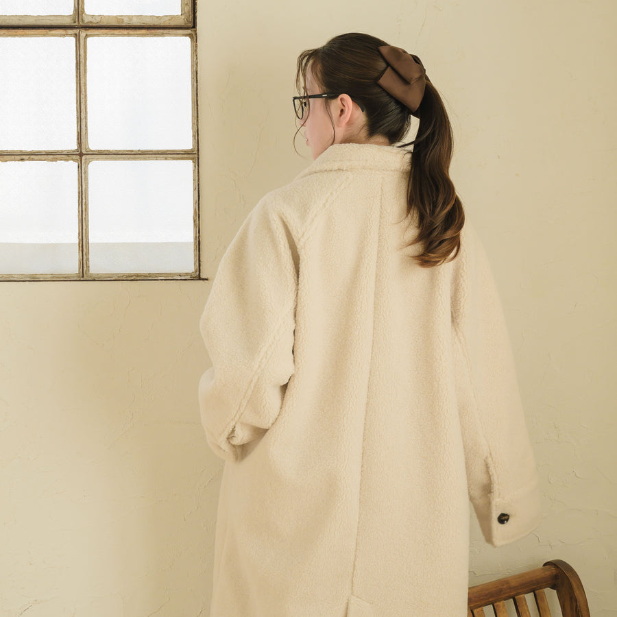 フェイクムートンステンカラーコート