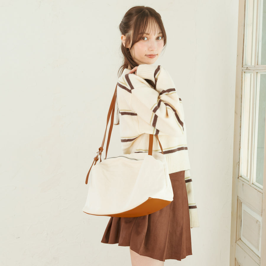 ツートーントートバッグ