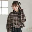 Load image into Gallery viewer, ドロストチェックネルシャツ
