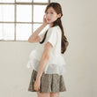 Load image into Gallery viewer, フリルドッキングTシャツ
