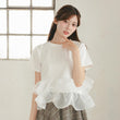 Load image into Gallery viewer, フリルドッキングTシャツ
