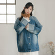Load image into Gallery viewer, デニムミドルカバーオール

