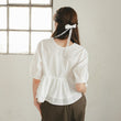 Load image into Gallery viewer, 2wayぺプラムハーフブラウス
