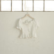 Load image into Gallery viewer, シャーリングショートフリルトップス
