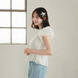 Load image into Gallery viewer, ドットシフォンパフスリーブブラウス
