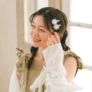フラワーヘアピン2セット