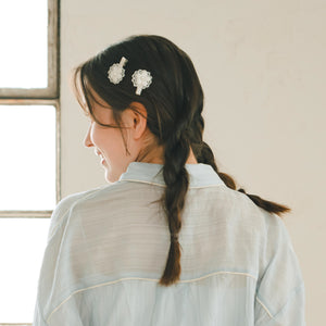 フラワーヘアピン2セット